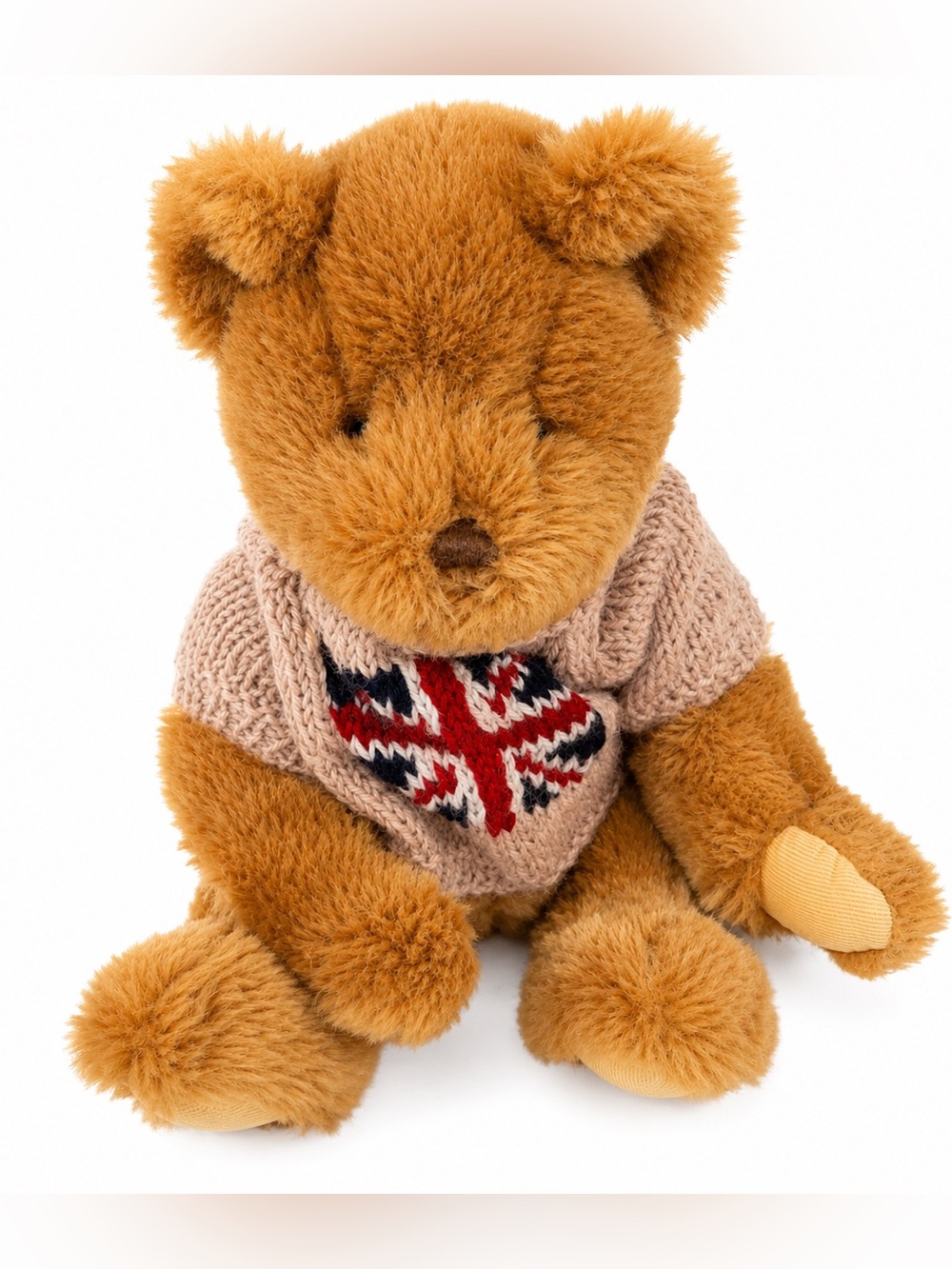 Harrods London Union Jack Sweater Teddy Bear Collectible